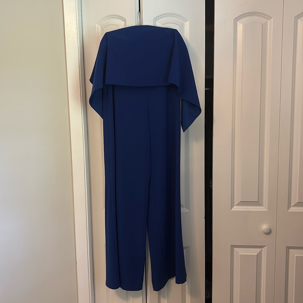 Blue jumpsuit